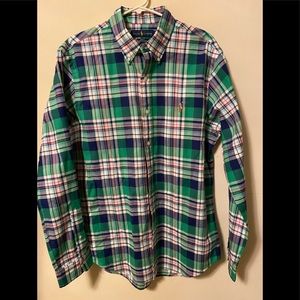 Ralph Lauren dress shirt slime fit men’s size large (new without tags)